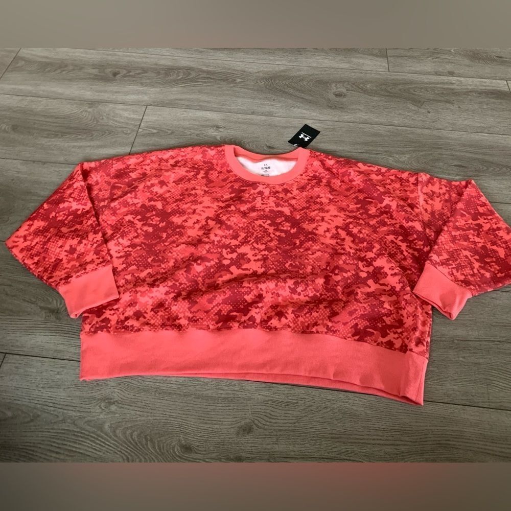 Under armour woman’s rival fleece camouflage sweater